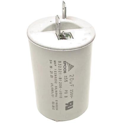 Capacitor De Partida 20uF 250V 35x54mm (Fast-on)