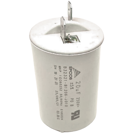 Capacitor De Partida 20uF 250V 35x54mm (Fast-on)
