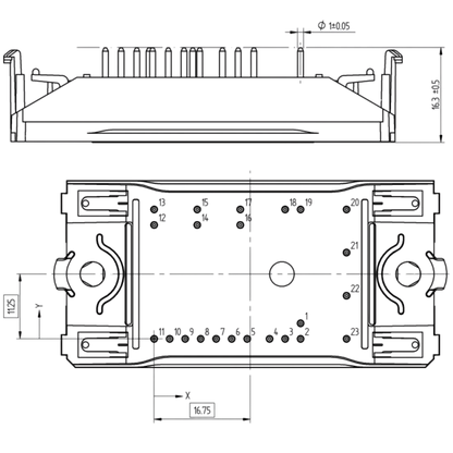 Módulo IGBT P080A2204 2200V 80A