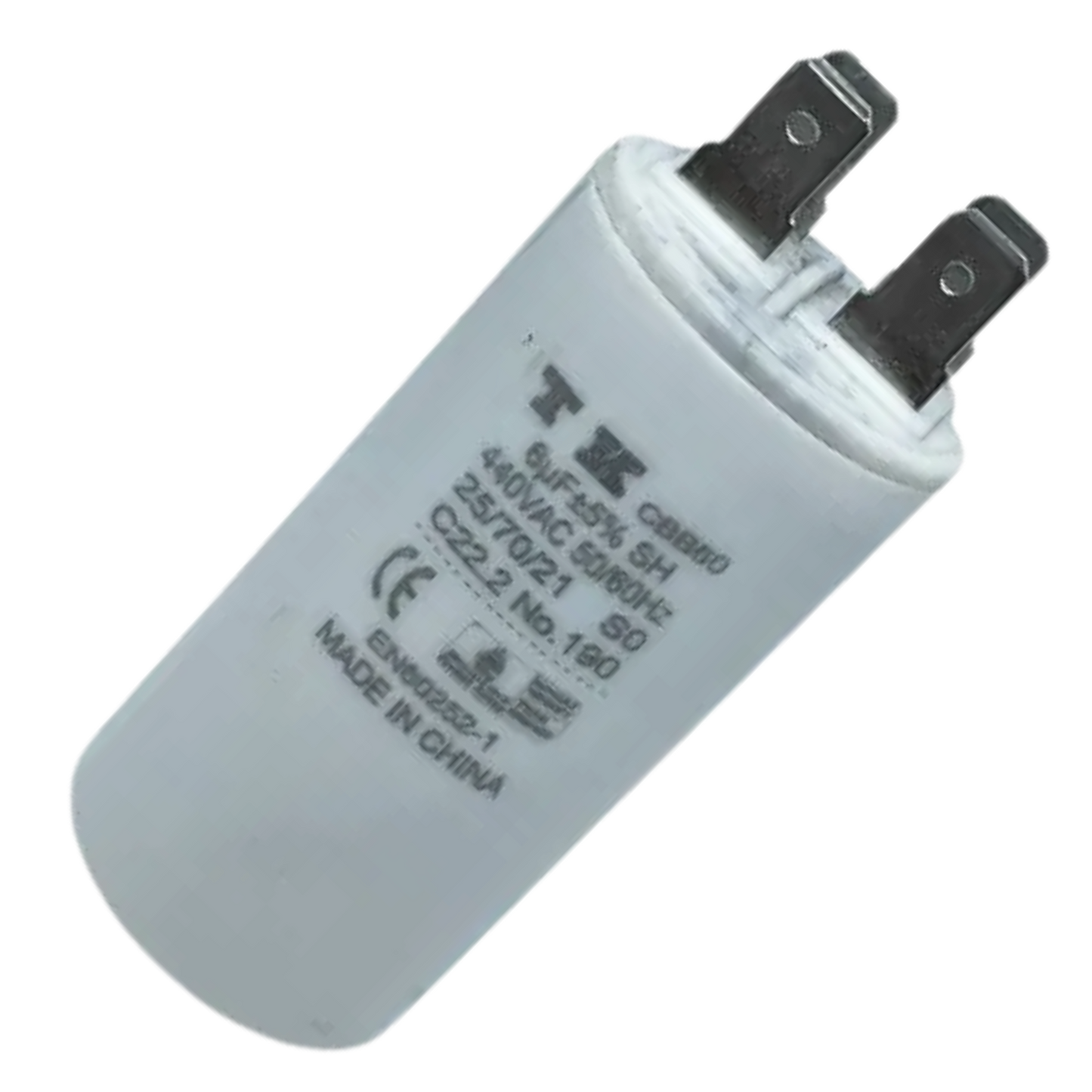 Capacitor De Partida 6uF 440V 30x60mm (Fast-on)