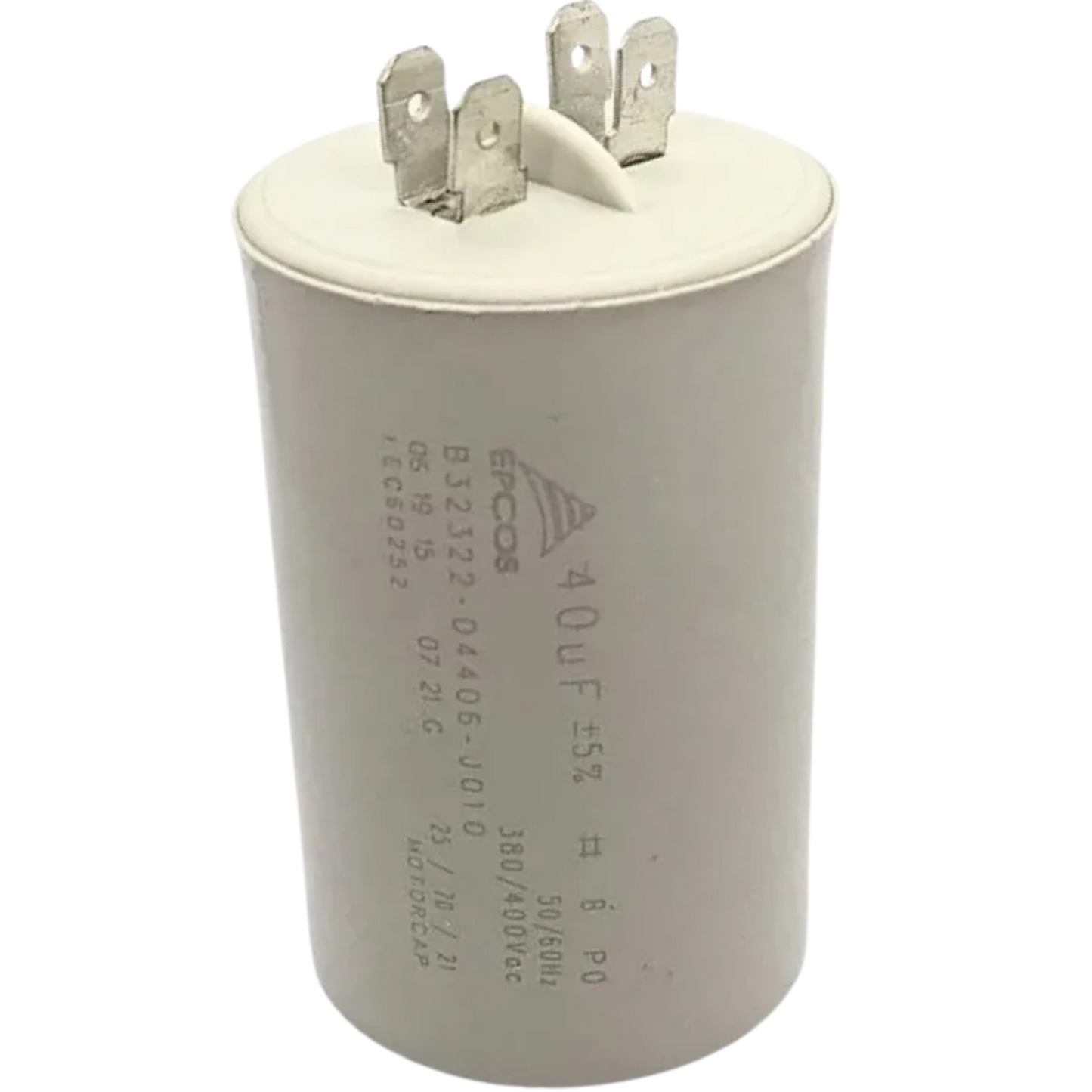 Capacitor De Partida 40uF 380/400V 45x72mm (Fast-on)