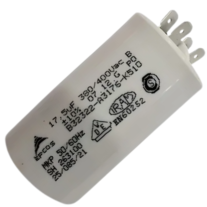 Capacitor De Partida 17,5uF 380/400V 40x71mm (Fast-on)