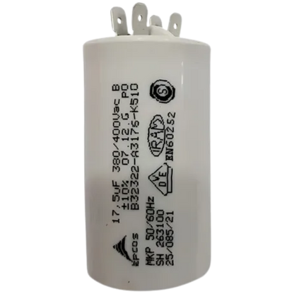 Capacitor De Partida 17,5uF 380/400V 40x71mm (Fast-on)