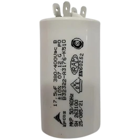 Capacitor De Partida 17,5uF 380/400V 40x71mm (Fast-on)