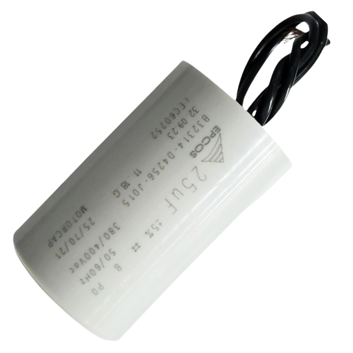 Capacitor De Partida 25uF 380/400V 40x63mm (2Fios)