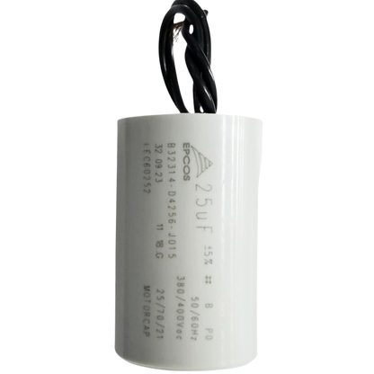 Capacitor De Partida 25uF 380/400V 40x63mm (2Fios)