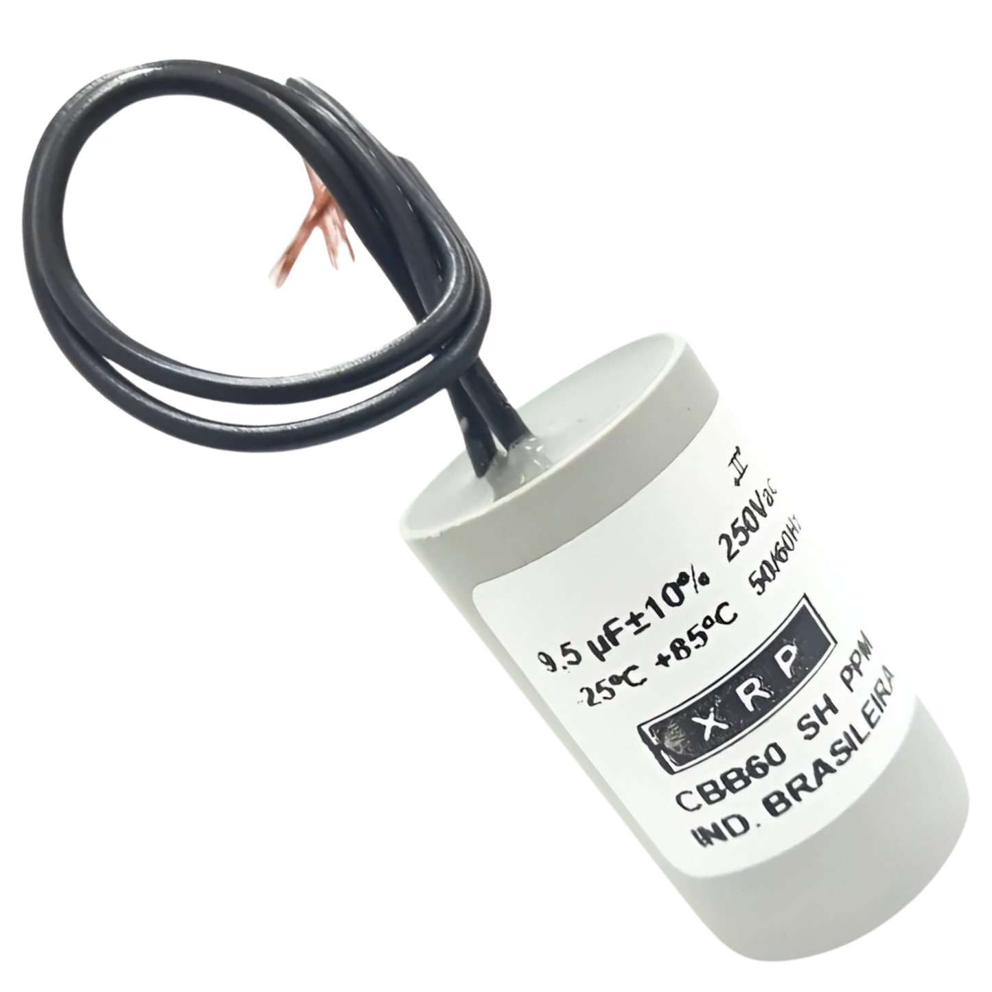 Capacitor De Partida 9,5uF 250V 22x47mm (2Fios)