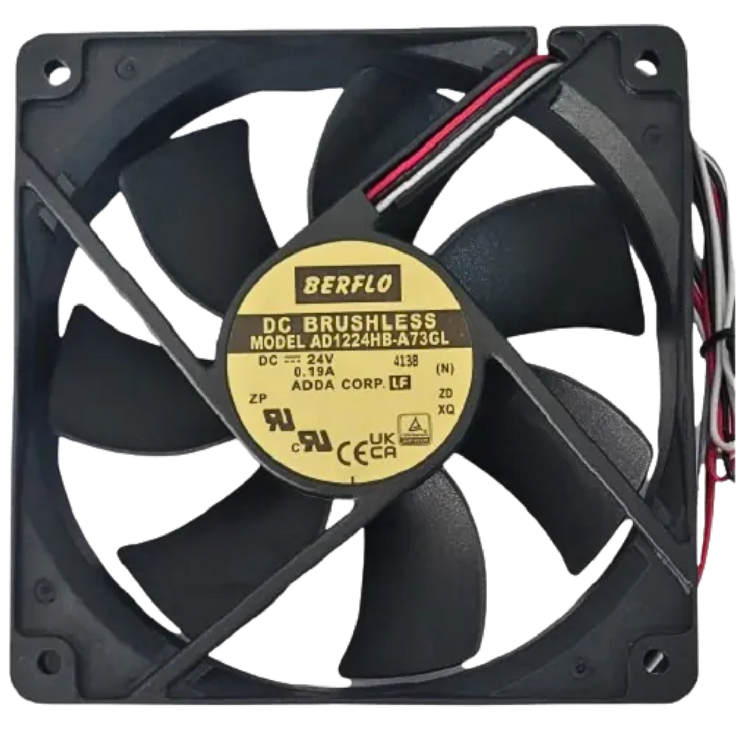 Microventilador AD1224HBA73GL 24VDC 0,19A 120x120x25mm