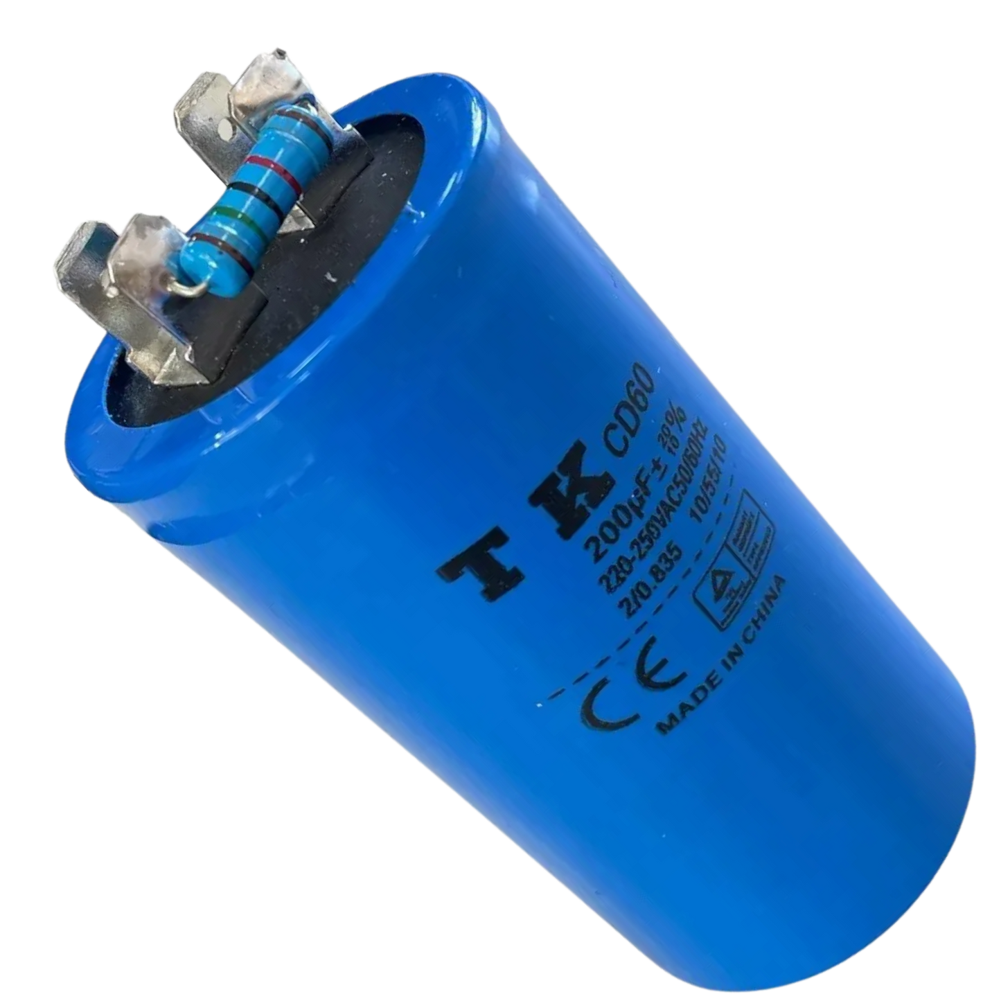 Capacitor De Partida 200uF 220/250V 40x80mm (Fast-on)