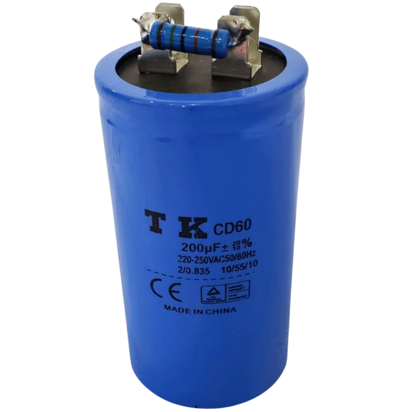 Capacitor De Partida 200uF 220/250V 40x80mm (Fast-on)