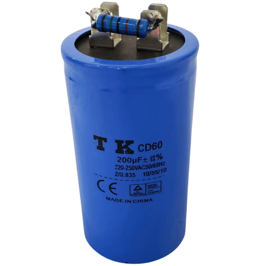 Capacitor De Partida 200uF 220/250V 40x80mm (Fast-on)
