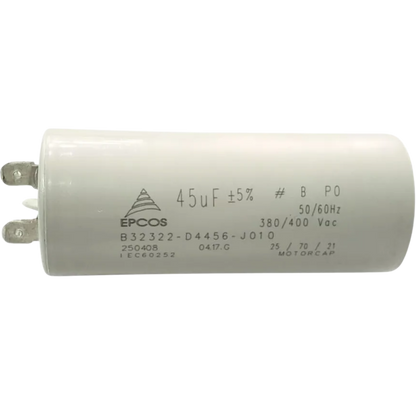 Capacitor De Partida 45uF 380/400V 40x98mm (Fast-on)