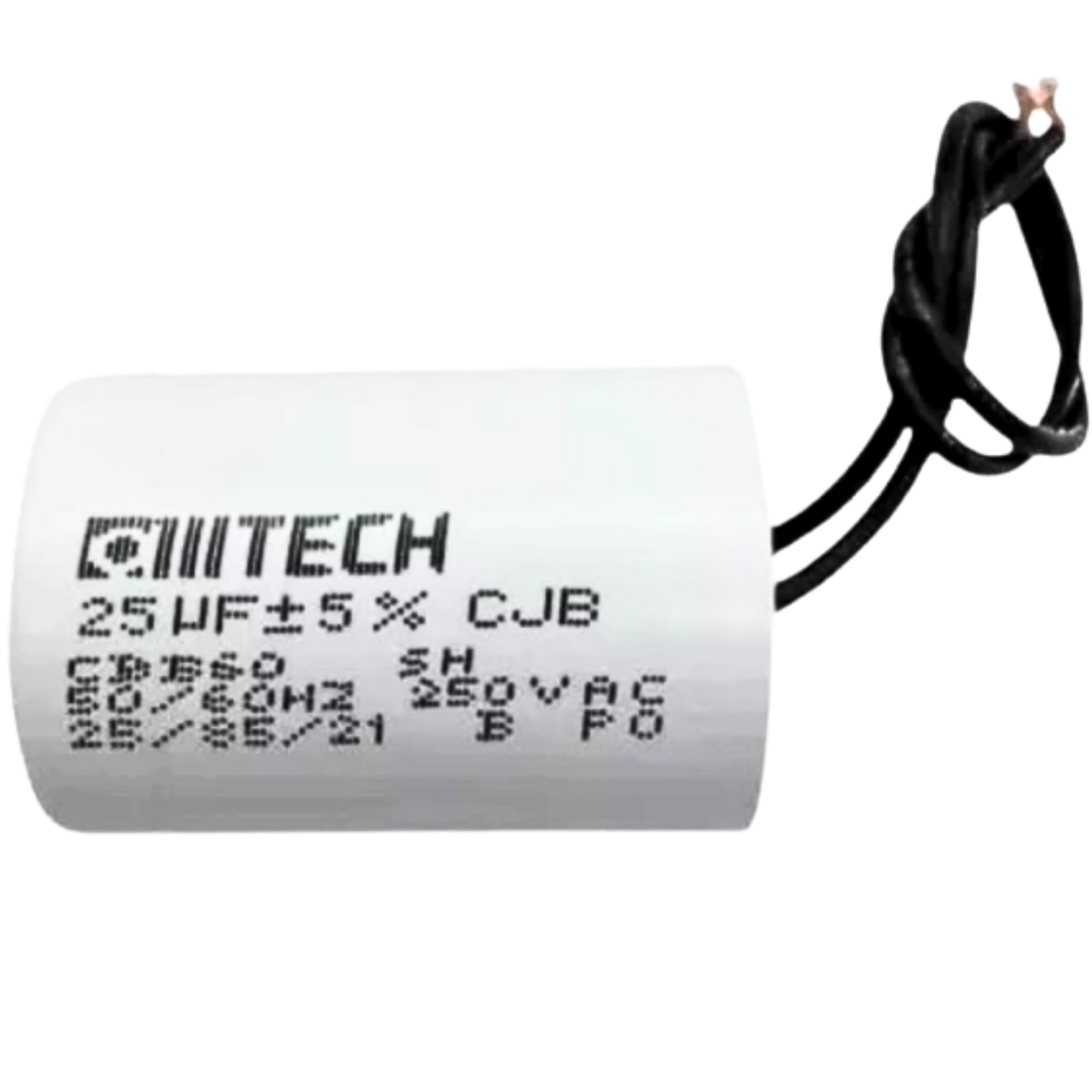 Capacitor De Partida 25uF 250V 30x47mm (2Fios)