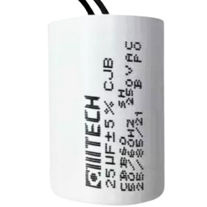 Capacitor De Partida 25uF 250V 30x47mm (2Fios)