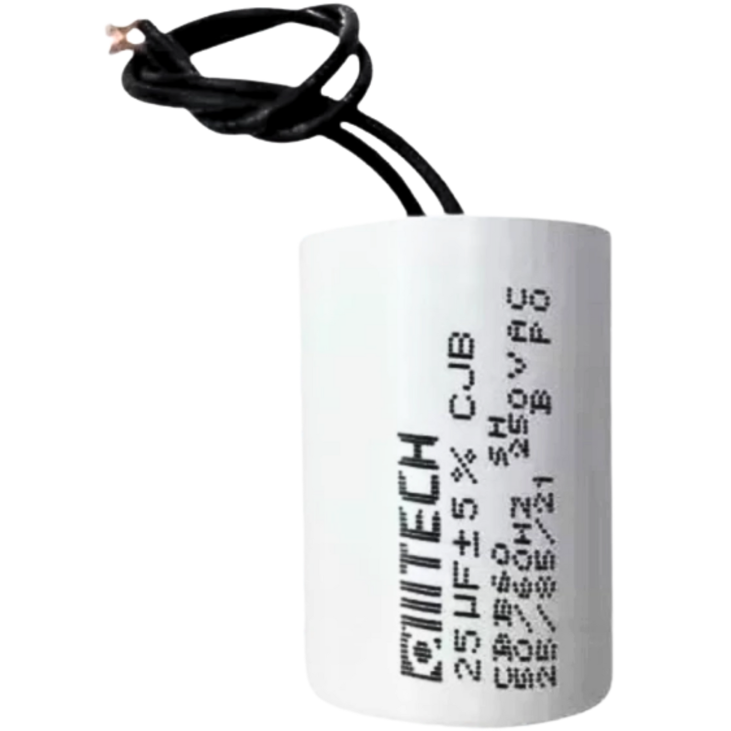 Capacitor De Partida 25uF 250V 30x47mm (2Fios)