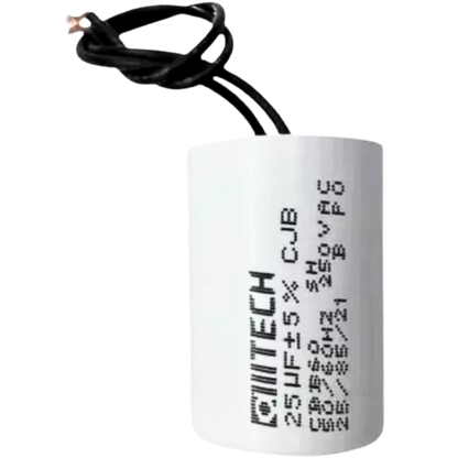 Capacitor De Partida 25uF 250V 30x47mm (2Fios)