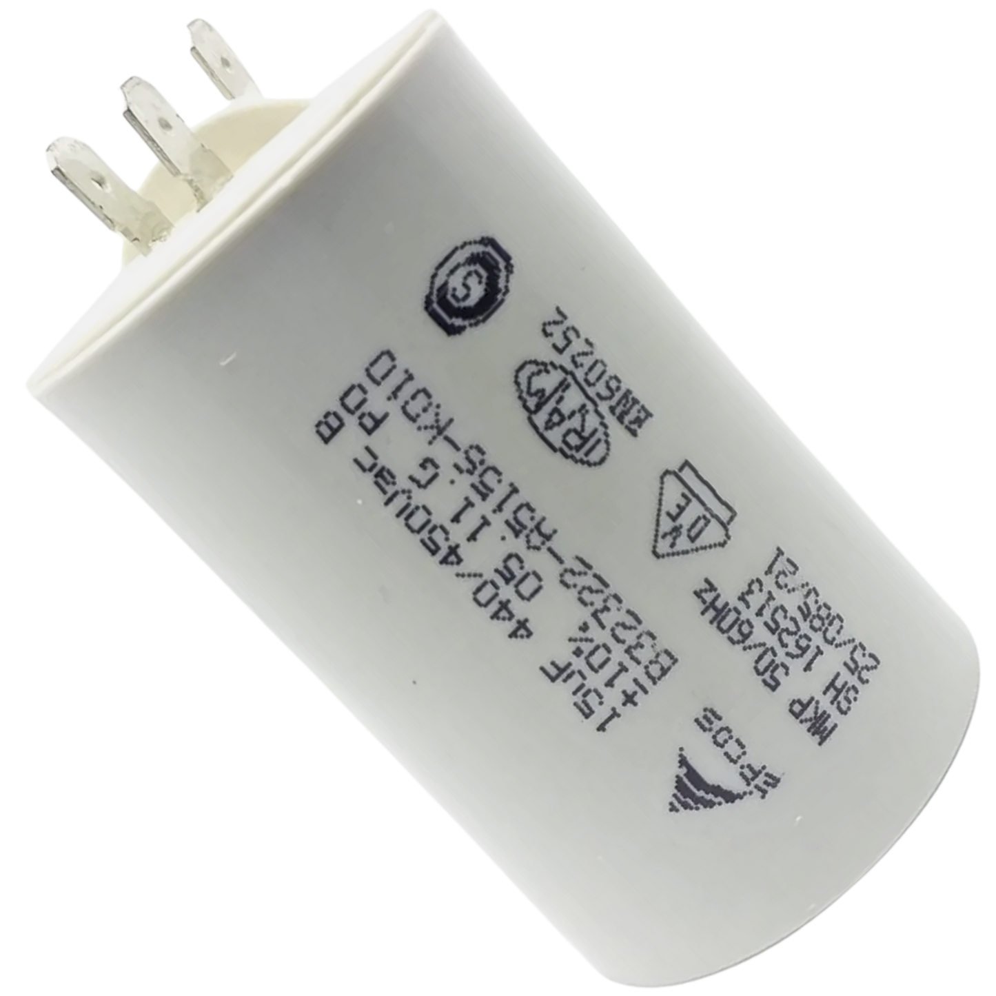 Capacitor De Partida 15uF 440/450V 40x70mm (Fast-on)