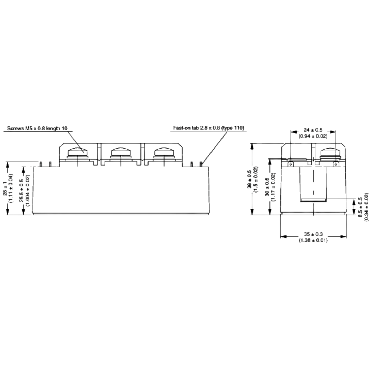 Ponte Retificadora VS-160MT160KPBF 1600V 160A