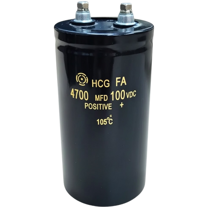 Capacitor Eletrolítico Giga 4700uF 100V 65x120mm