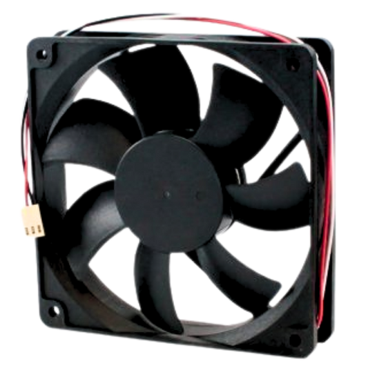 Microventilador AD1212HBA73GL 12VDC 0,37A 120x120x25mm