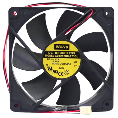 Microventilador AD1212HBA73GL 12VDC 0,37A 120x120x25mm