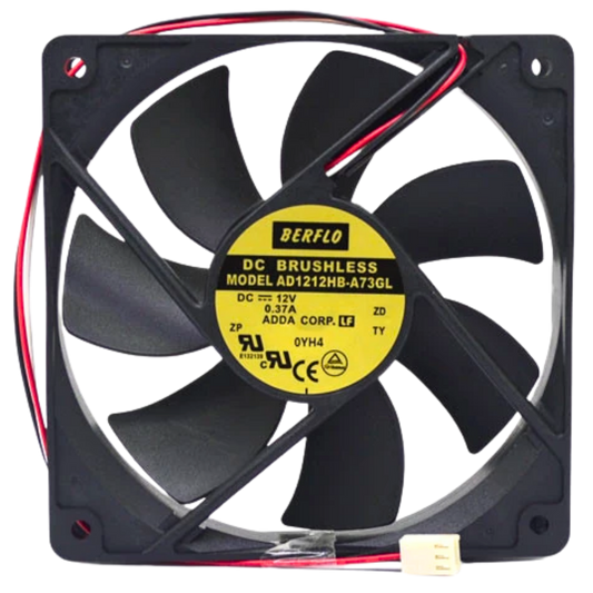 Microventilador AD1212HBA73GL 12VDC 0,37A 120x120x25mm