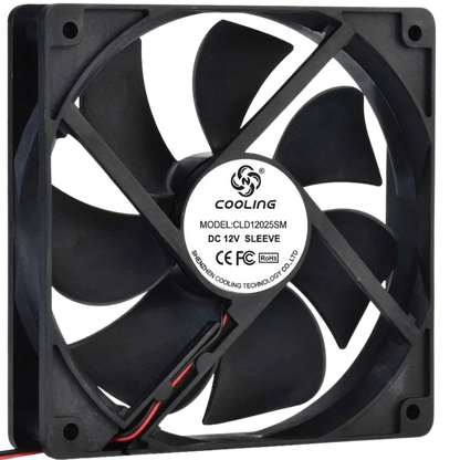 Microventilador CLD12025SM 12VDC 120x120x25mm