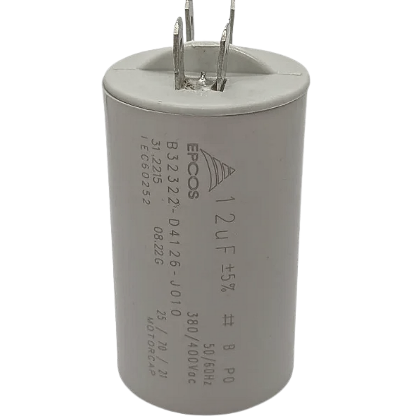 Capacitor De Partida 12uF 400V 35x62mm (Fast-on)