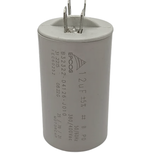 Capacitor De Partida 12uF 400V 35x62mm (Fast-on)