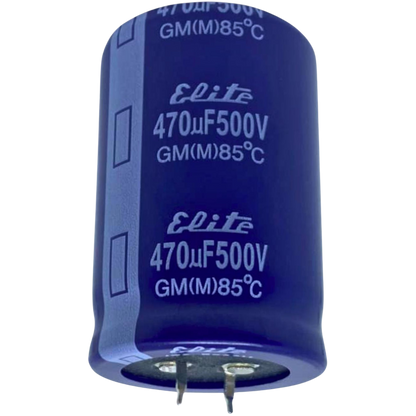 Capacitor Eletrolítico Snap-in 470uF 500V 35x52mm