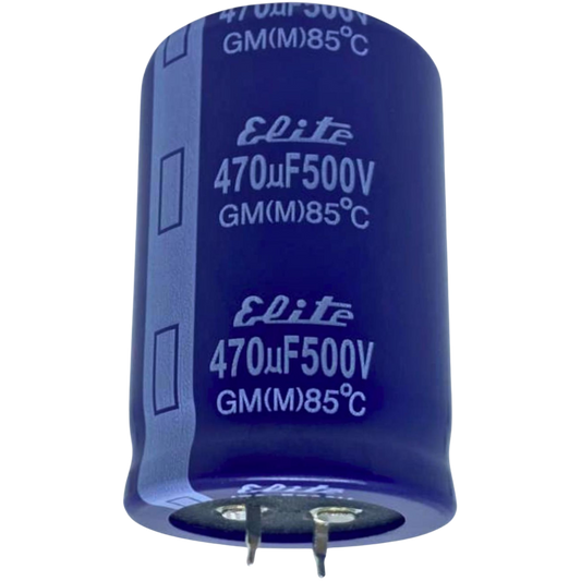 Capacitor Eletrolítico Snap-in 470uF 500V 35x52mm