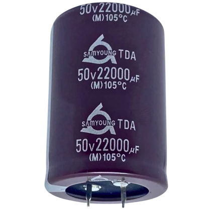 Capacitor Eletrolítico Snap-in 22000uF 50V 35x50mm