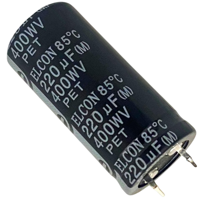 Capacitor Eletrolítico Snap-in 220uF 400V 22x46mm