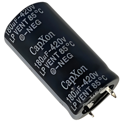 Capacitor Eletrolítico Snap-in 180uF 420V 22x41mm