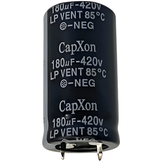 Capacitor Eletrolítico Snap-in 180uF 420V 22x41mm