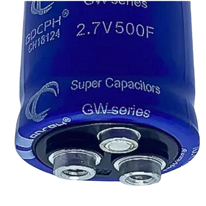 Capacitor Eletrolítico Super Farad 500F 2,7V 35x65mm
