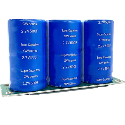 Capacitor Eletrolítico Super Farad 500F 2,7V 35x65mm