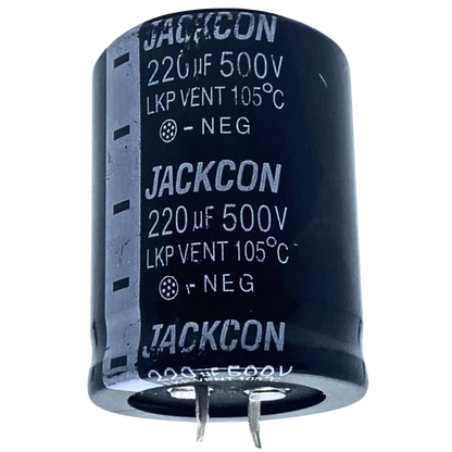 Capacitor Eletrolítico Snap-in 220uF 500V 35x45mm