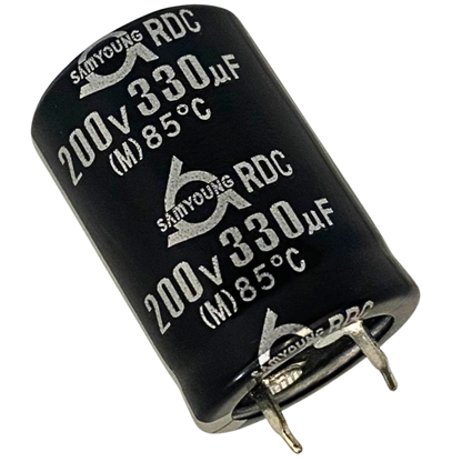 Capacitor Eletrolítico Snap-in 330uF 200V 22x32mm