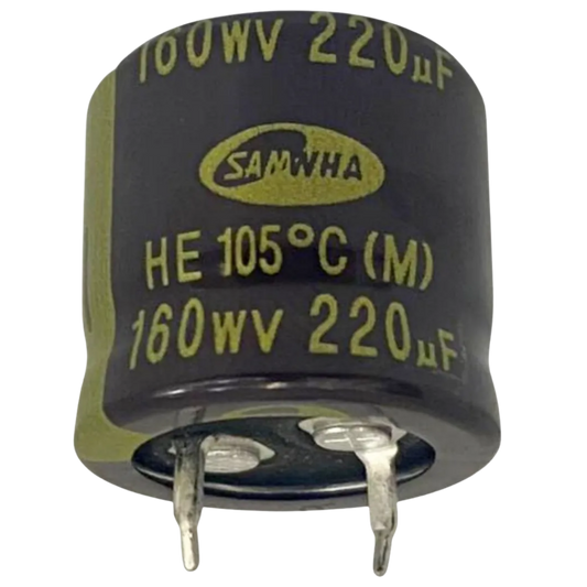 Capacitor Eletrolítico Snap-in 220uF 160V 22x22mm
