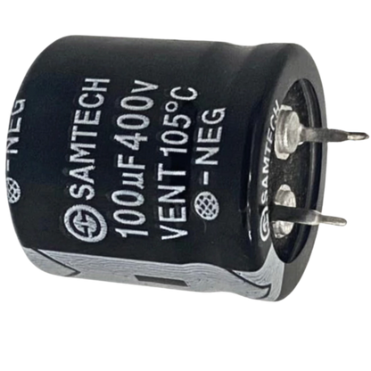 Capacitor Eletrolítico Snap-in 100uF 400V 25X25mm