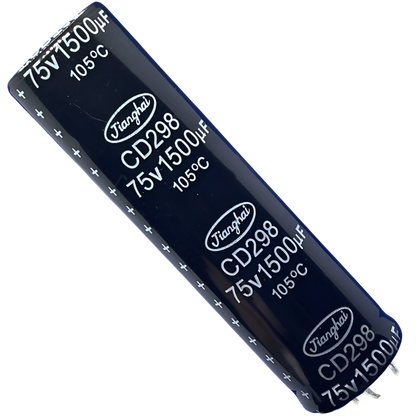 Capacitor Eletrolítico Snap-in 1500uF 75V 25x90mm