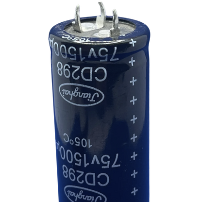 Capacitor Eletrolítico Snap-in 1500uF 75V 25x90mm