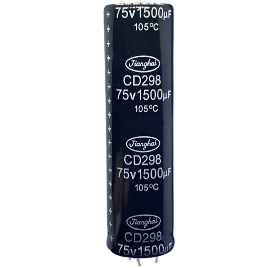 Capacitor Eletrolítico Snap-in 1500uF 75V 25x90mm