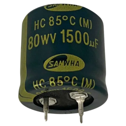 Capacitor Eletrolítico Snap-in 1500uF 80V 25x25mm