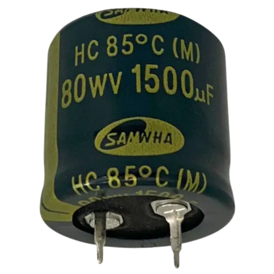 Capacitor Eletrolítico Snap-in 1500uF 80V 25x25mm