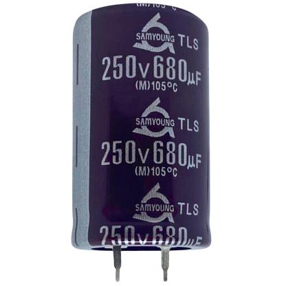 Capacitor Eletrolítico Snap-in 680uF 250V 25x43mm