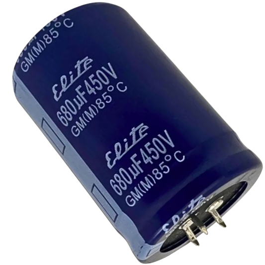 Capacitor Eletrolítico Snap-in 680uF 450V 35x53mm