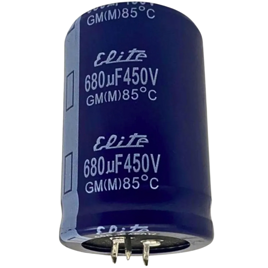 Capacitor Eletrolítico Snap-in 680uF 450V 35x53mm