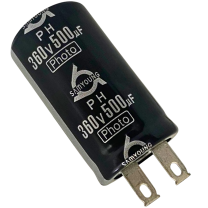 Capacitor Eletrolítico Snap-in 500uF 360V 25x46mm